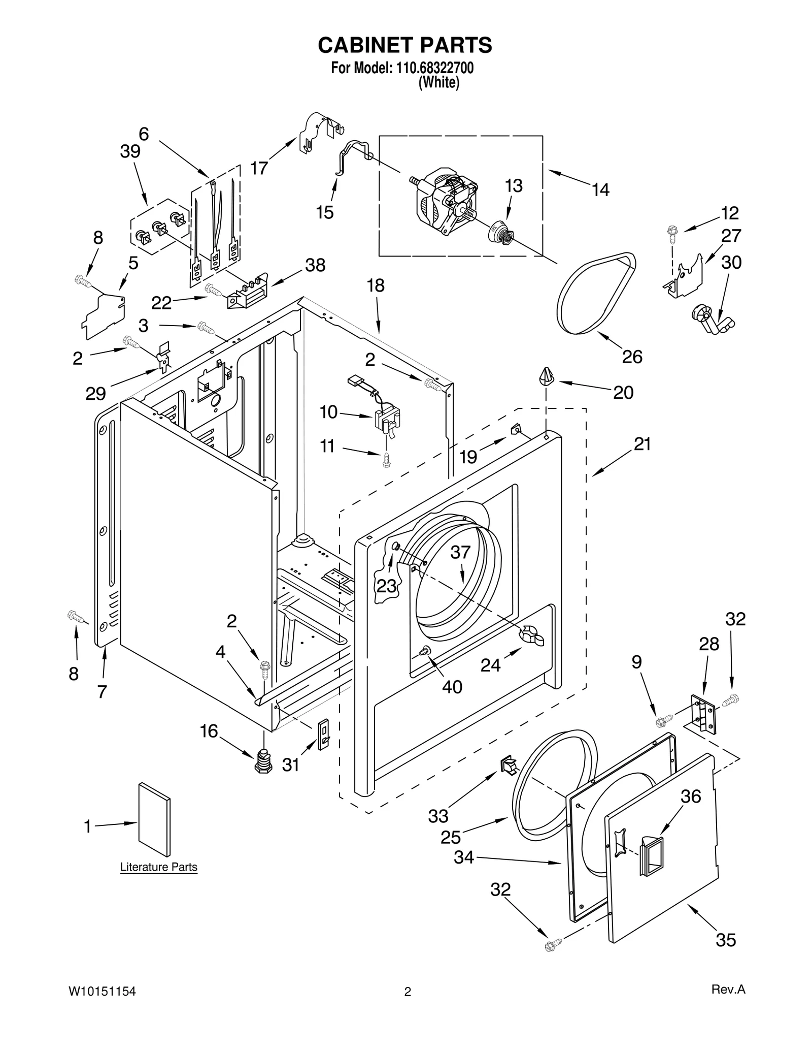 CABINET PARTS