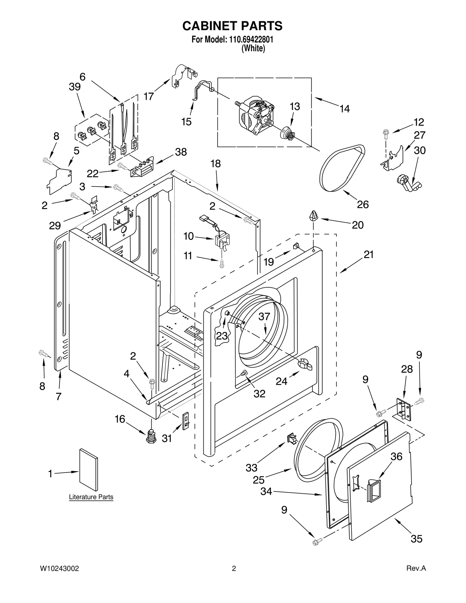CABINET PARTS