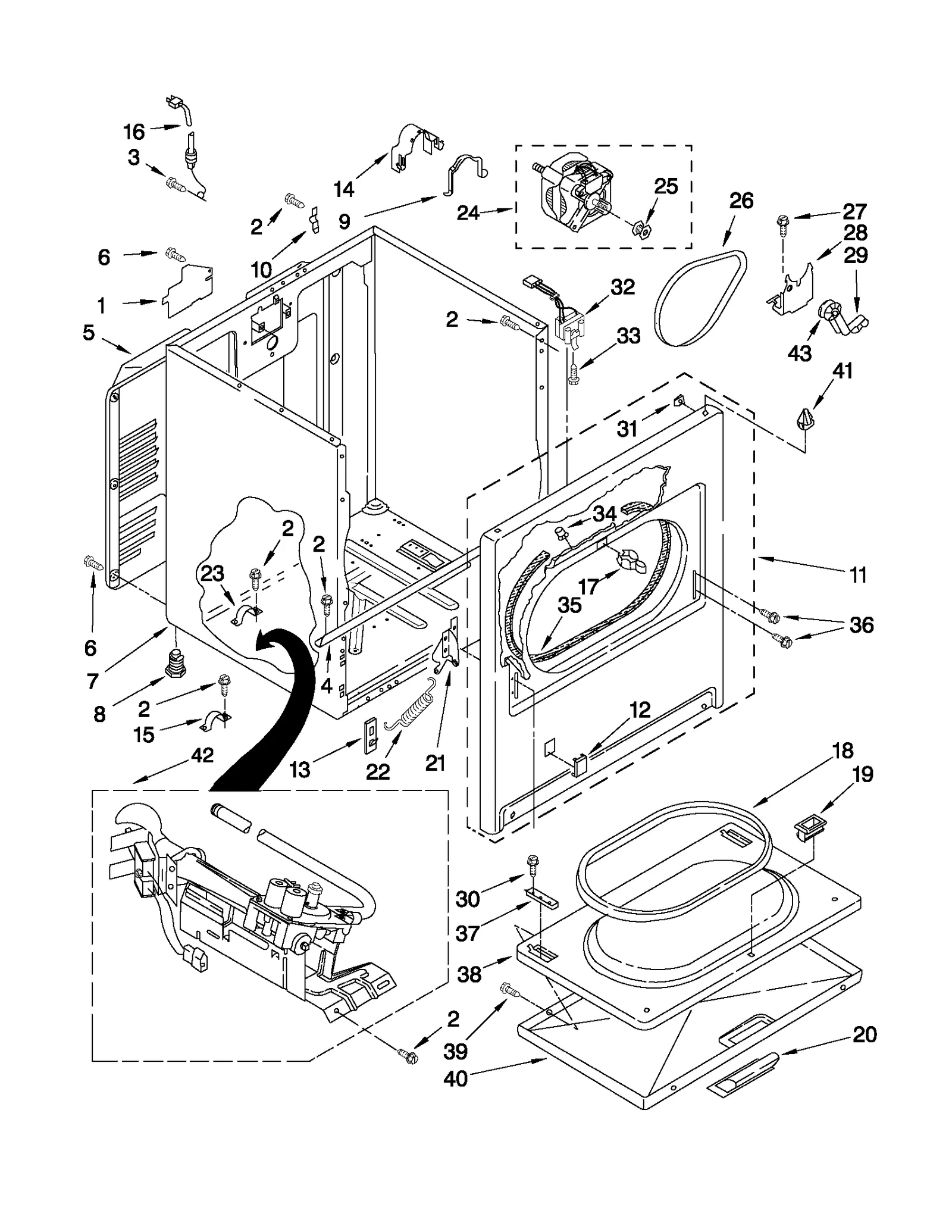 CABINET PARTS