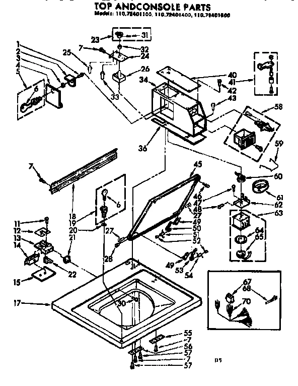 TOP AND CONSOLE PARTS