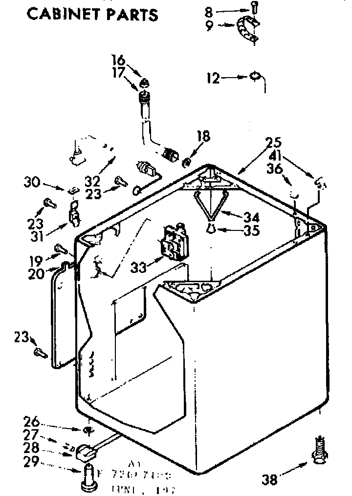 CABINET PARTS