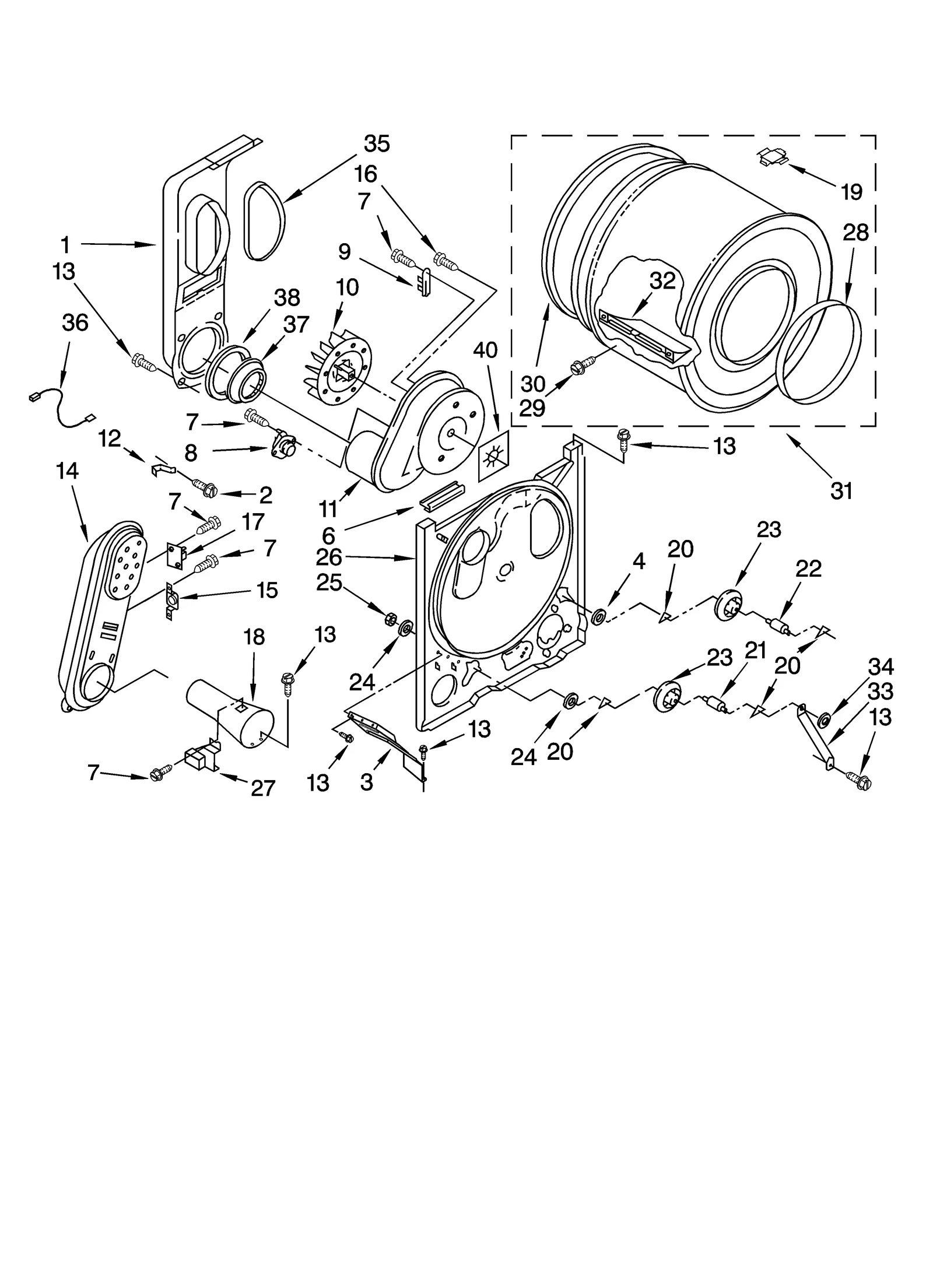 BULKHEAD PARTS, OPTIONAL PARTS (NOT INCLUDED)
