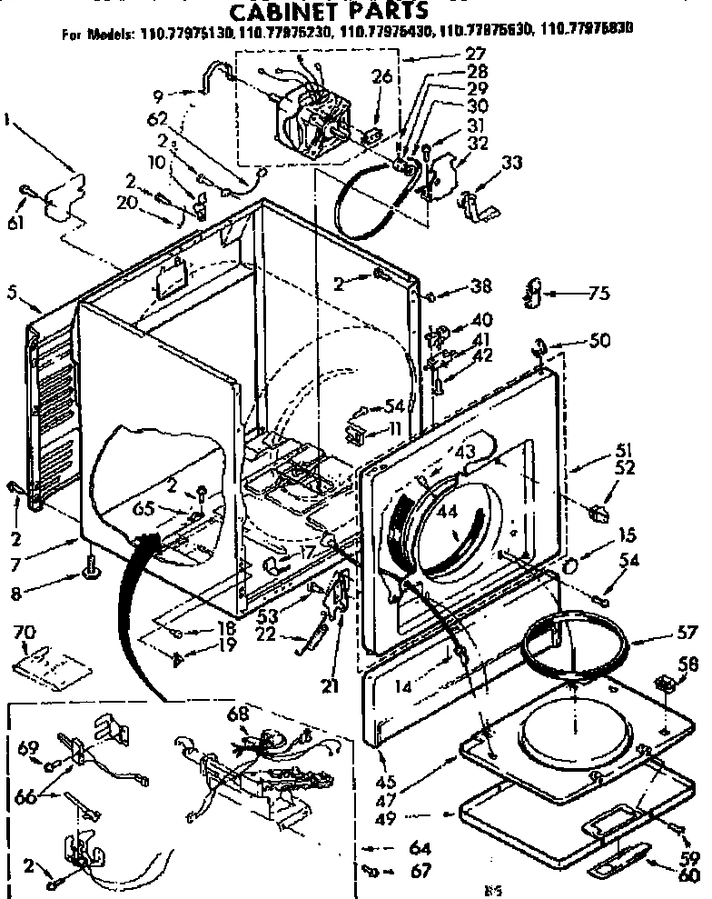 CABINET PARTS