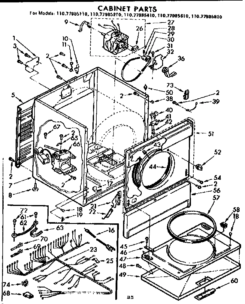 CABINET PARTS
