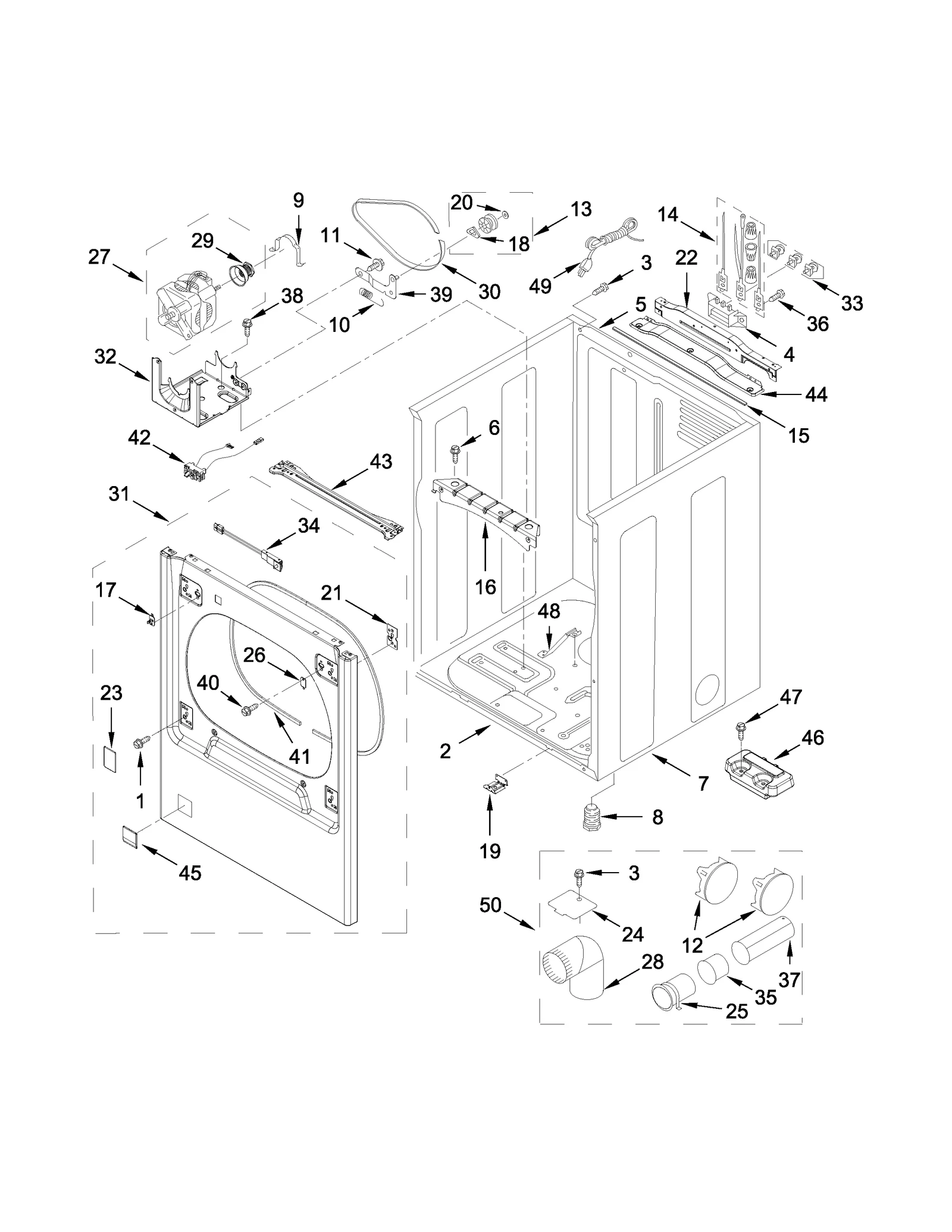 CABINET PARTS