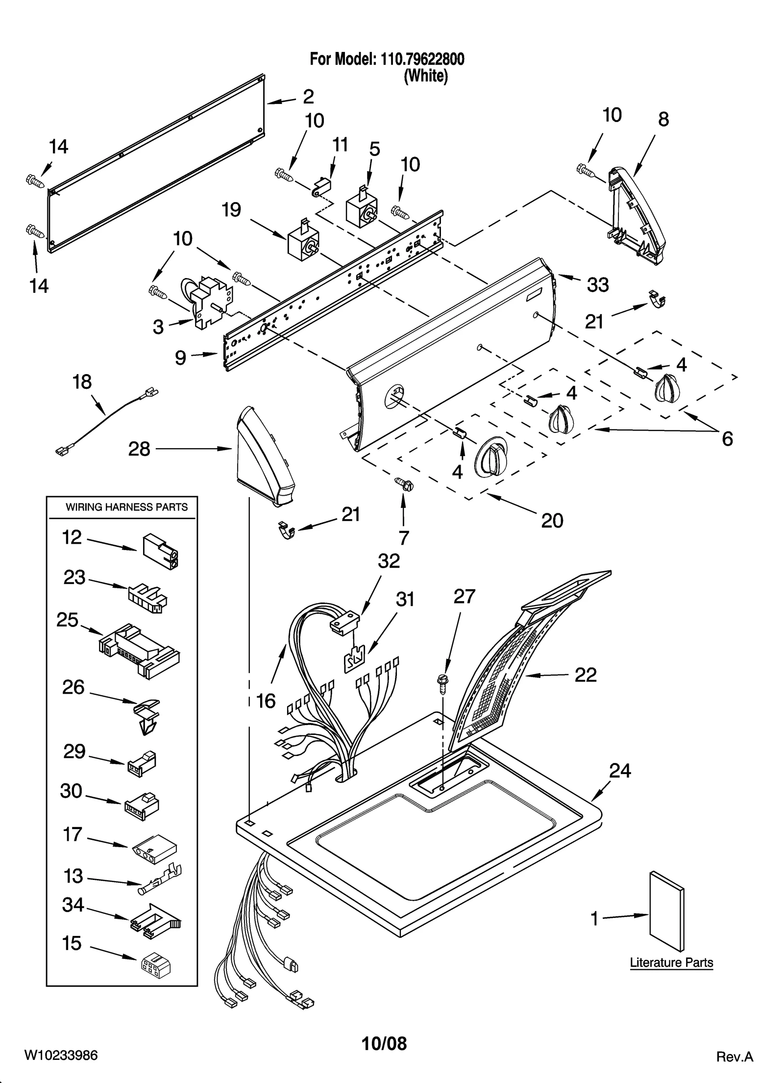 TOP AND CONSOLE PARTS