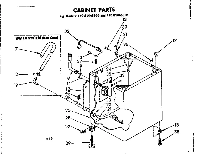 CABINET PARTS