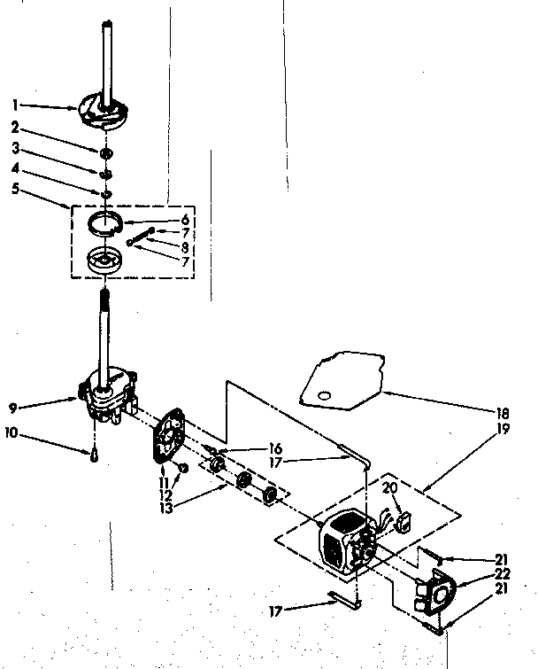 BRAKE, CLUTCH, GEARCASE, MOTOR AND PUMP PARTS