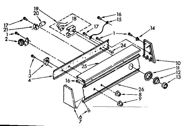 CONSOLE PANEL PARTS