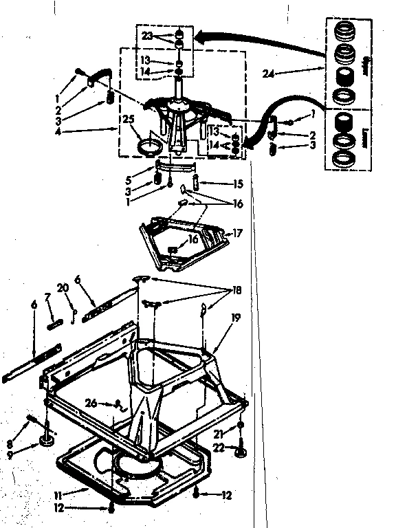 MACHINE BASE PARTS