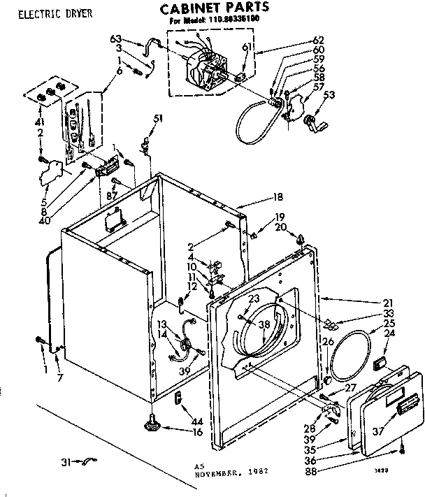 CABINET PARTS