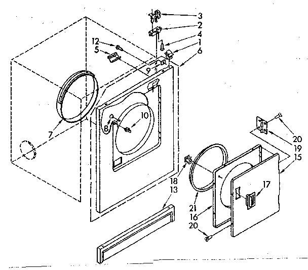 FRONT PANEL AND DOOR PARTS