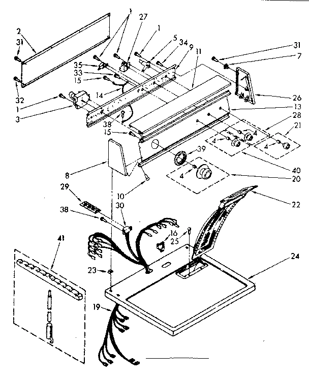 TOP AND CONSOLE PARTS