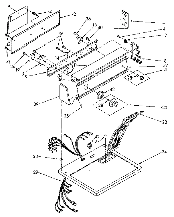 TOP AND CONSOLE PARTS