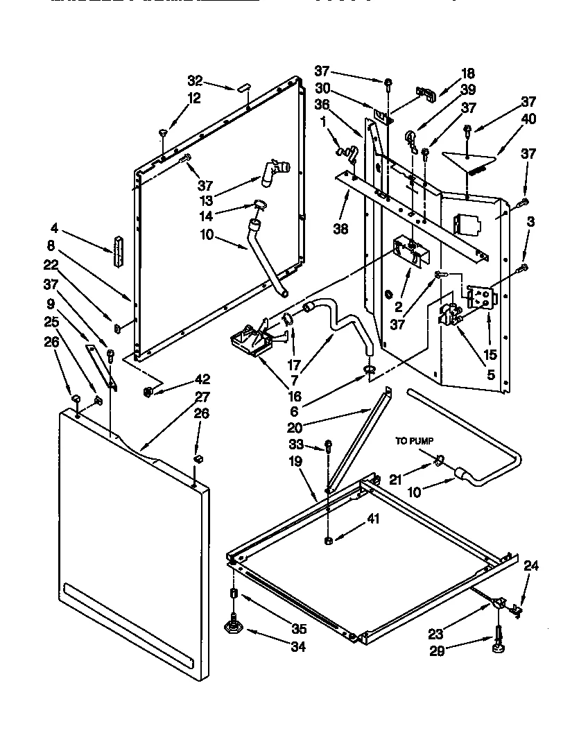 WASHER CABINET