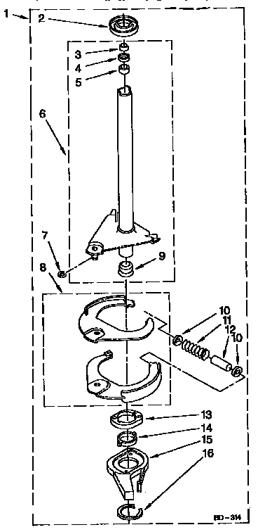 BRAKE AND DRIVE TUBE PARTS