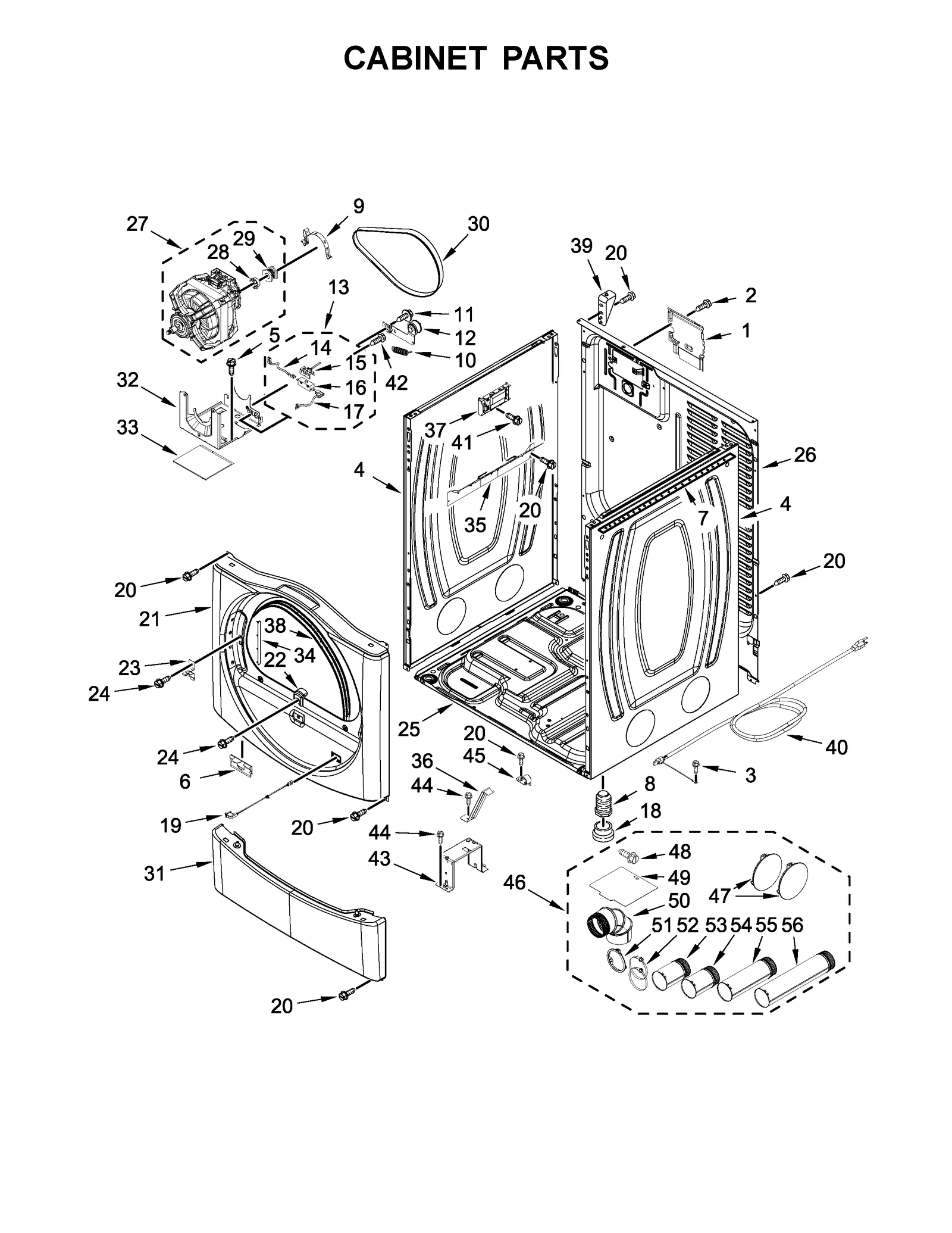 CABINET PARTS