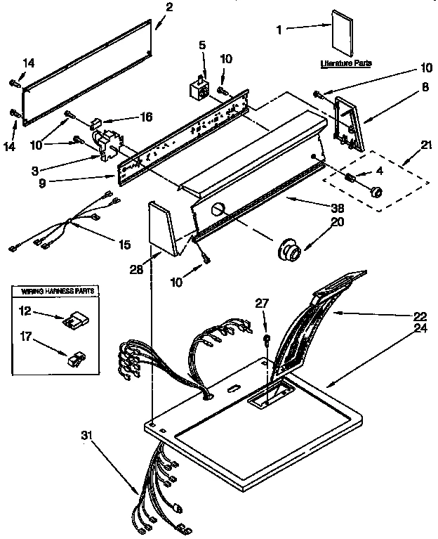 TOP AND CONSOLE PARTS