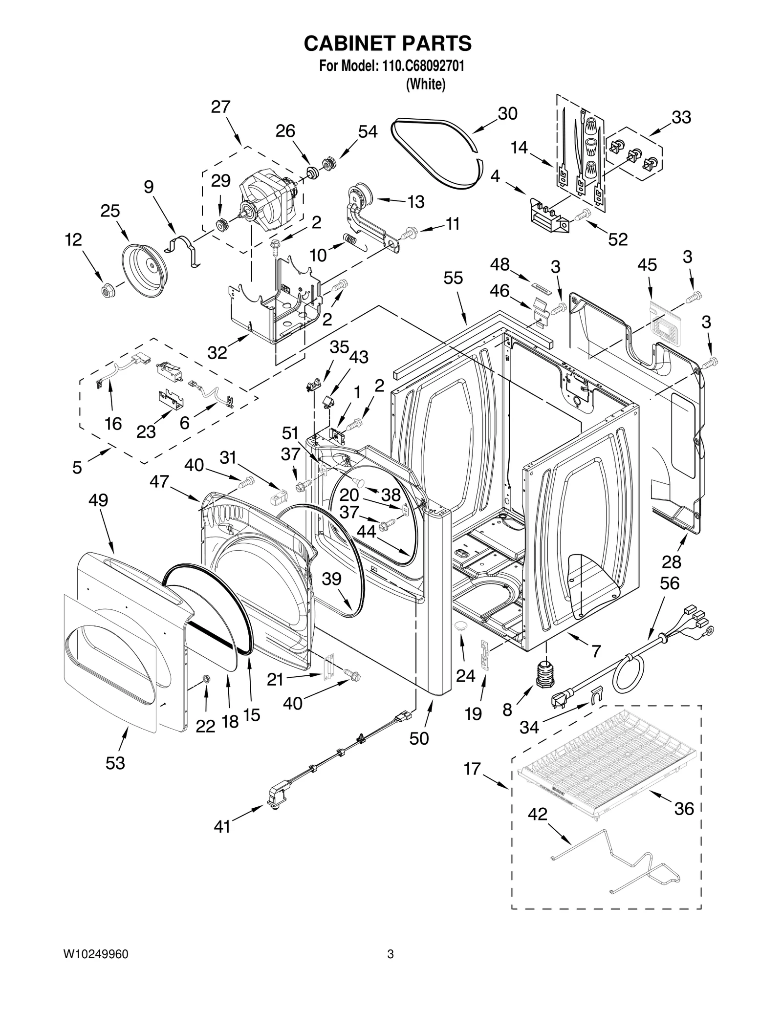 CABINET PARTS