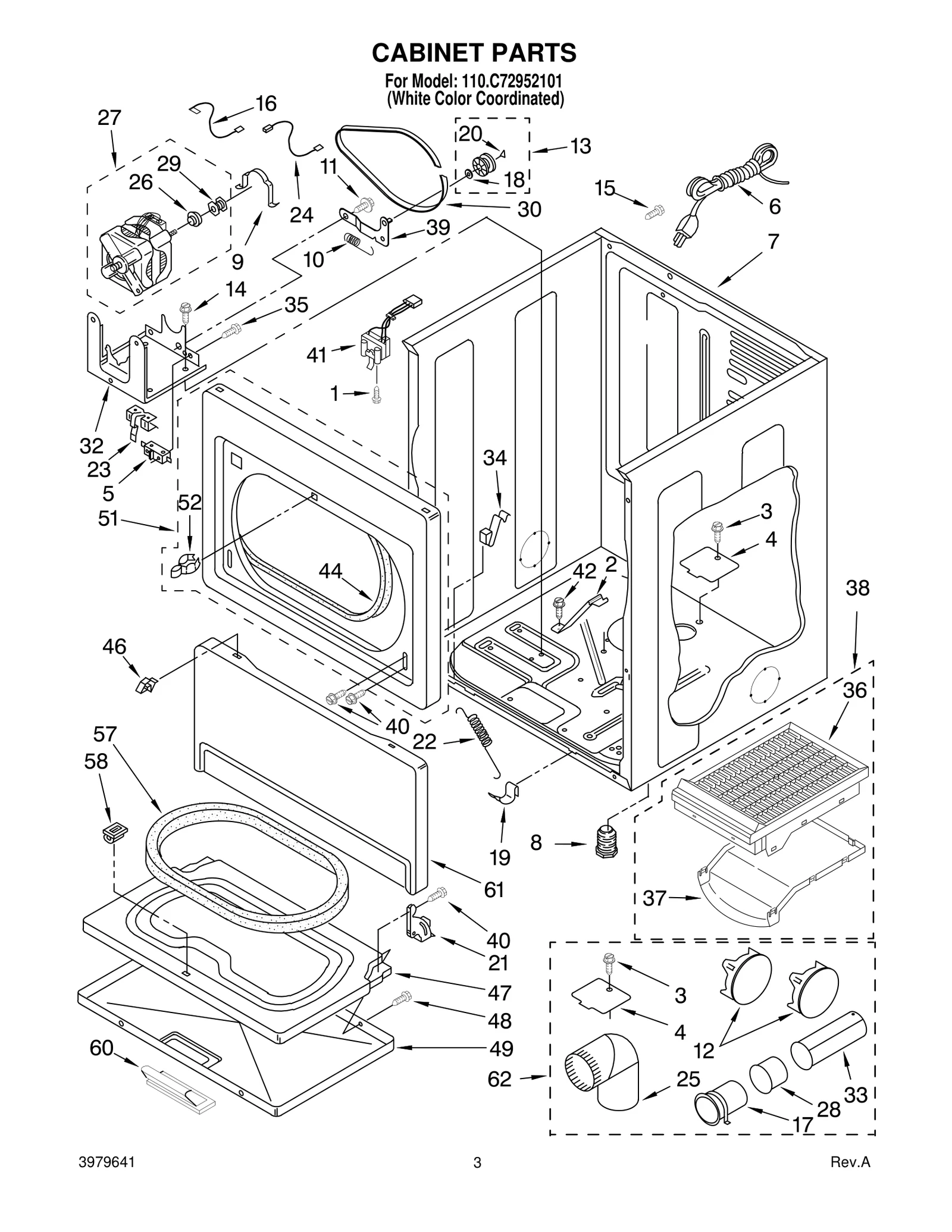 CABINET PARTS