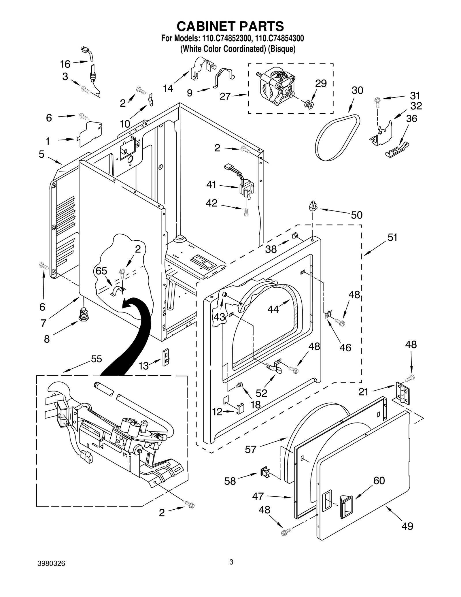 CABINET PARTS