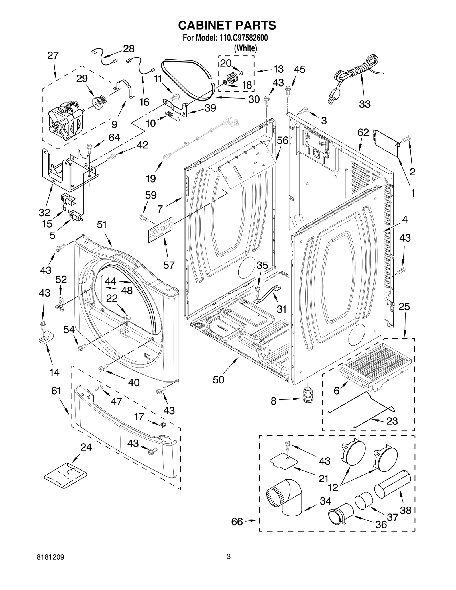 CABINET PARTS