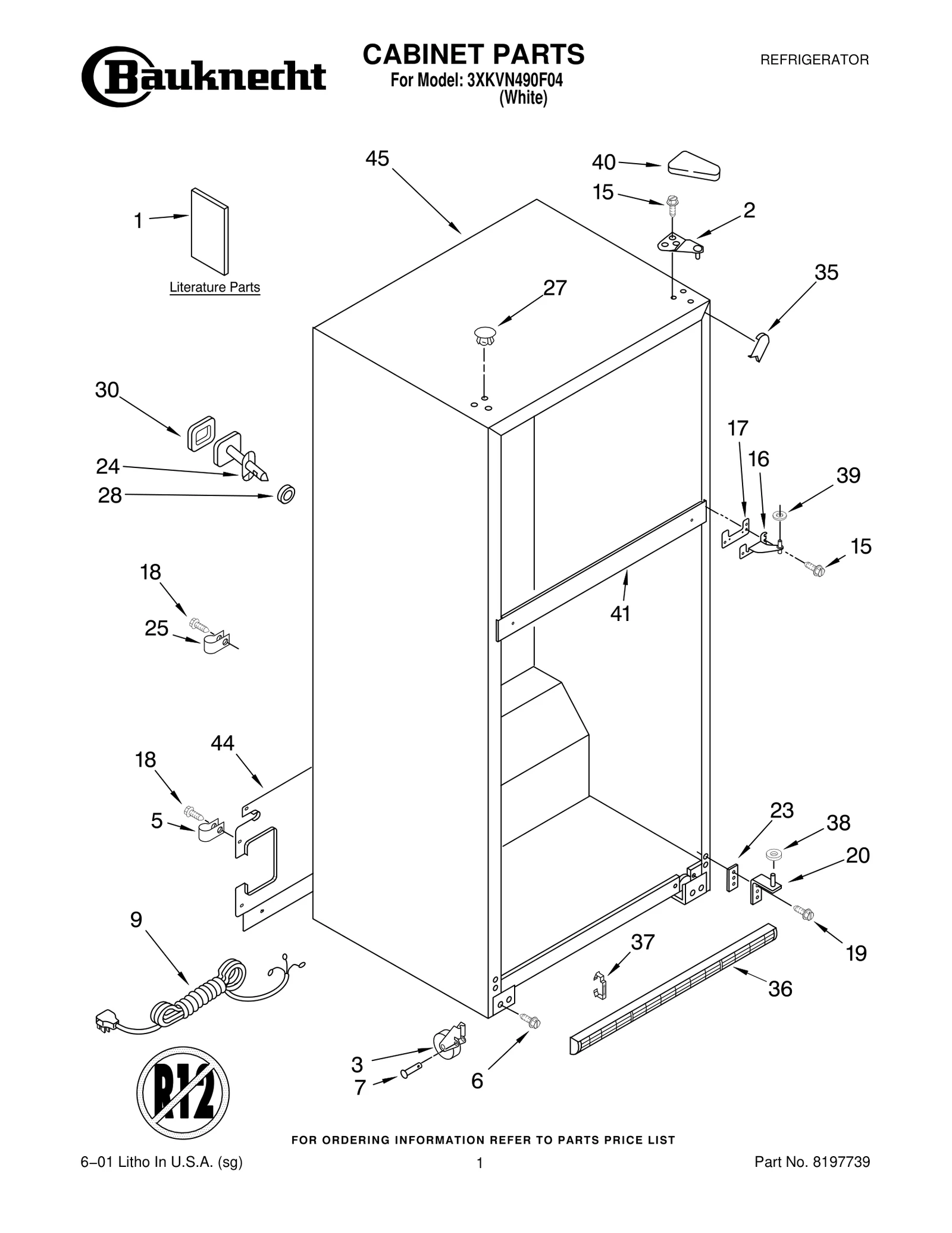 CABINET PARTS