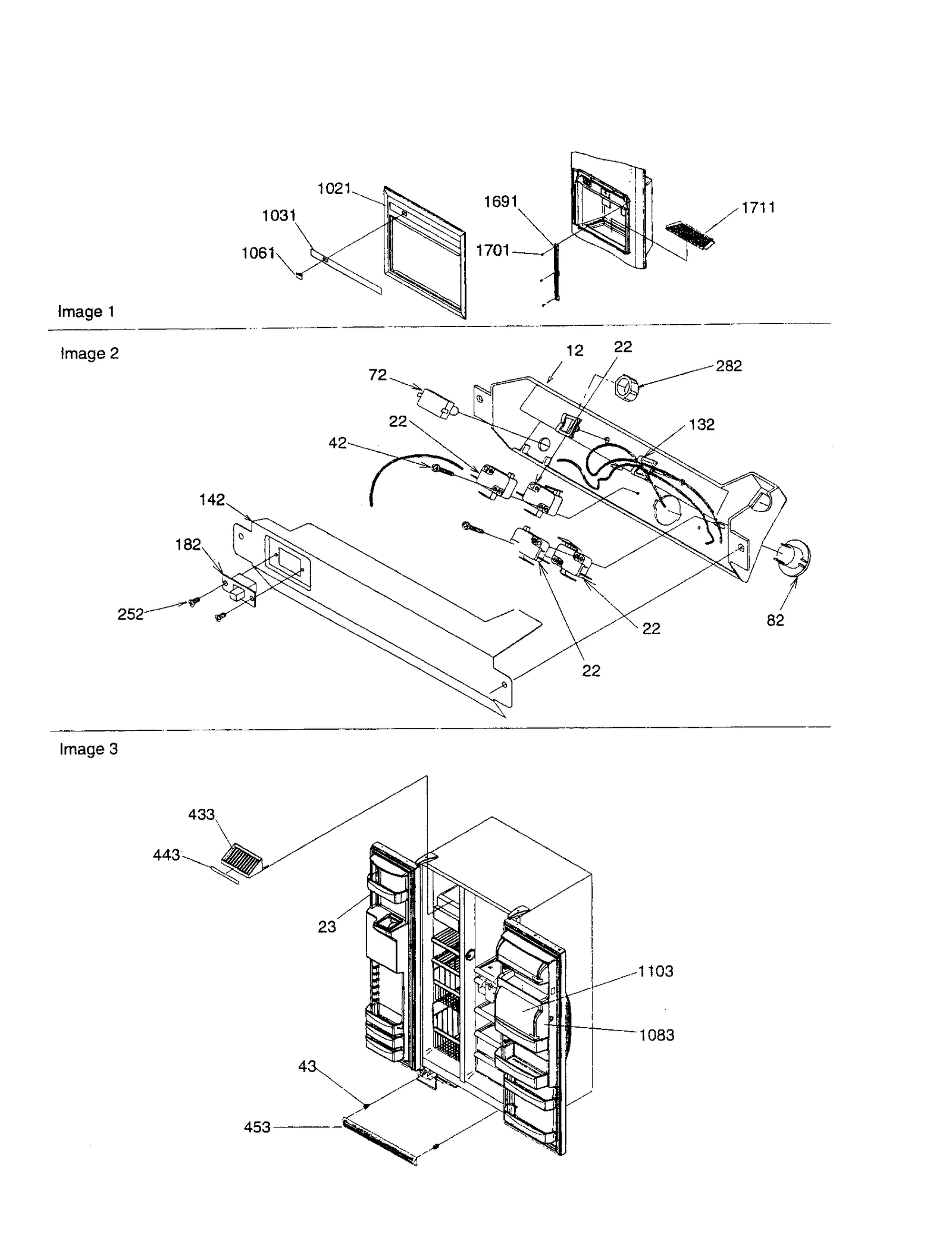 FACADE DISPENSER/ELEC BRACKET