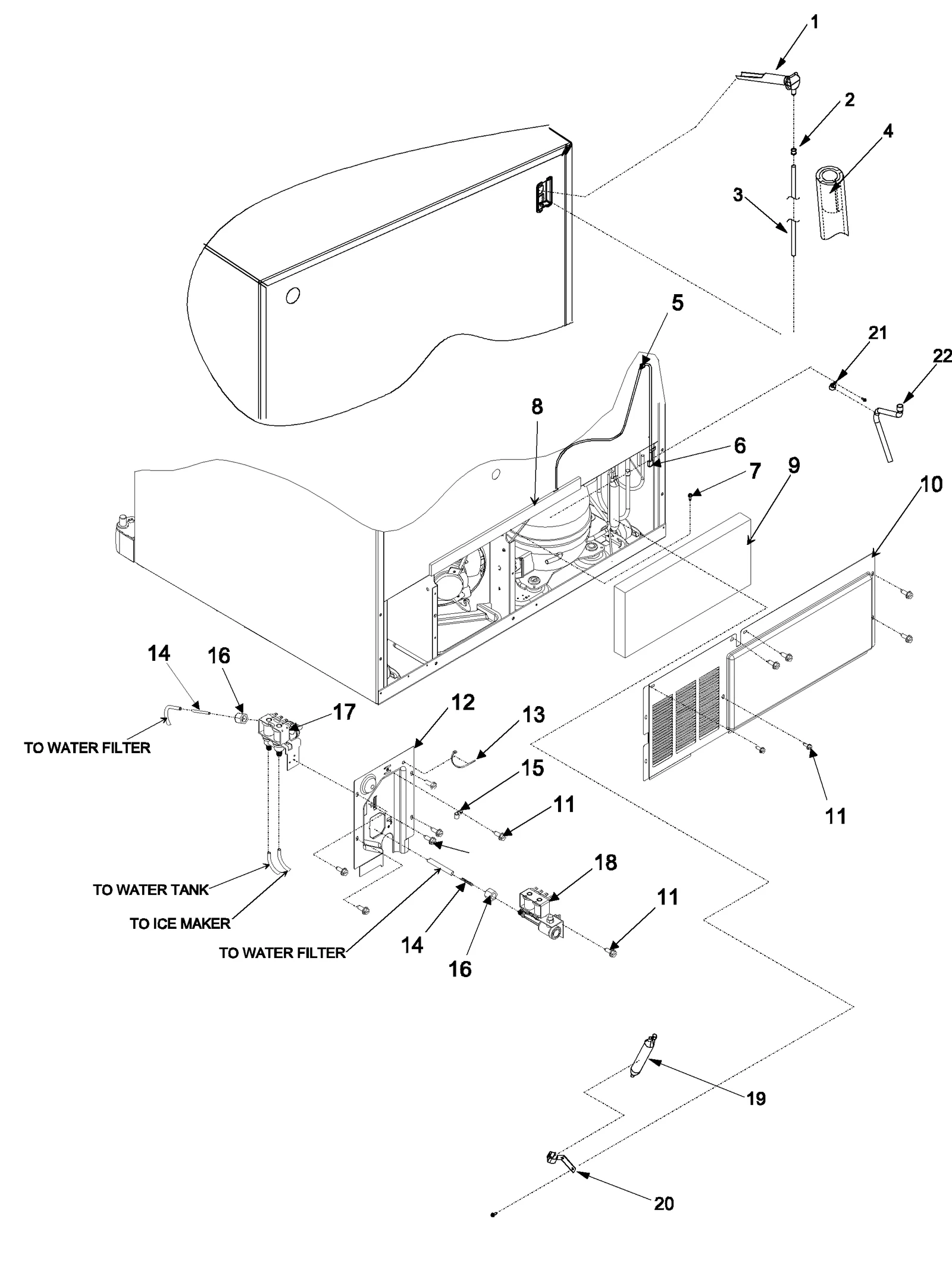 CABINET BACK
