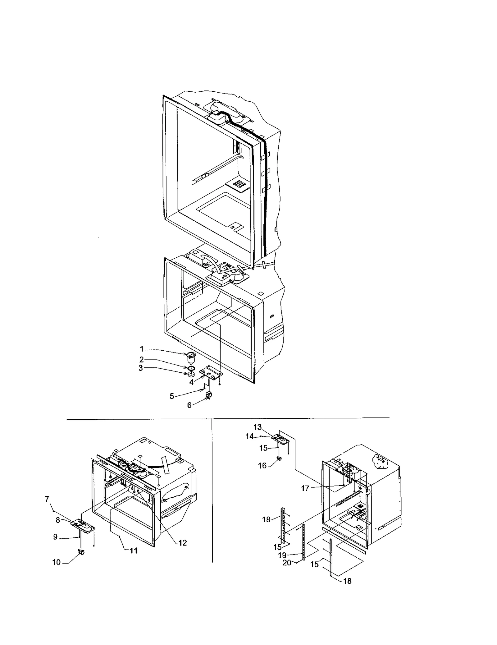 LIGHT SWITCHES/DRAIN FUNNEL