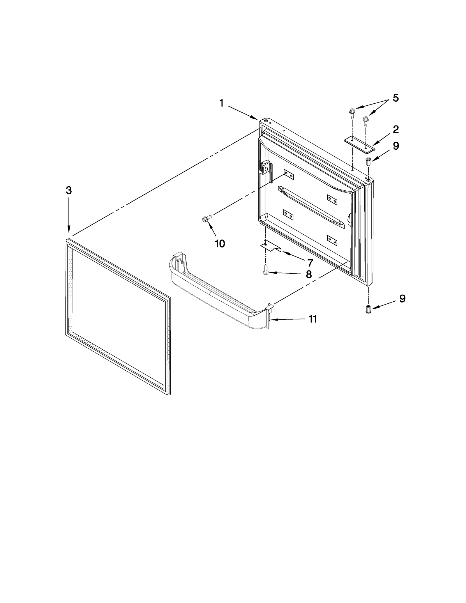 FREEZER DOOR PARTS