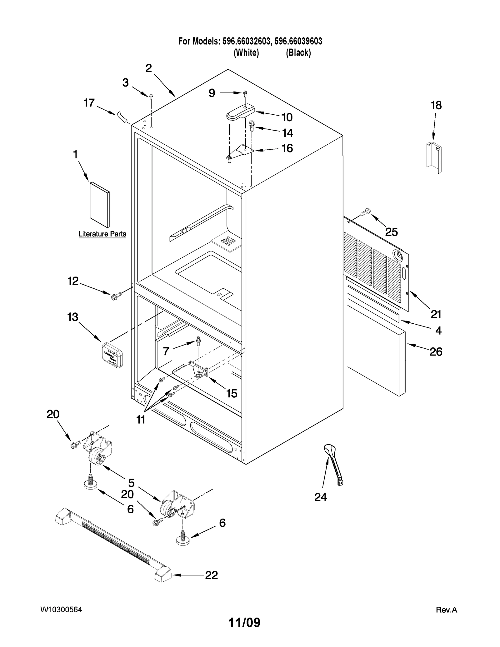 CABINET PARTS