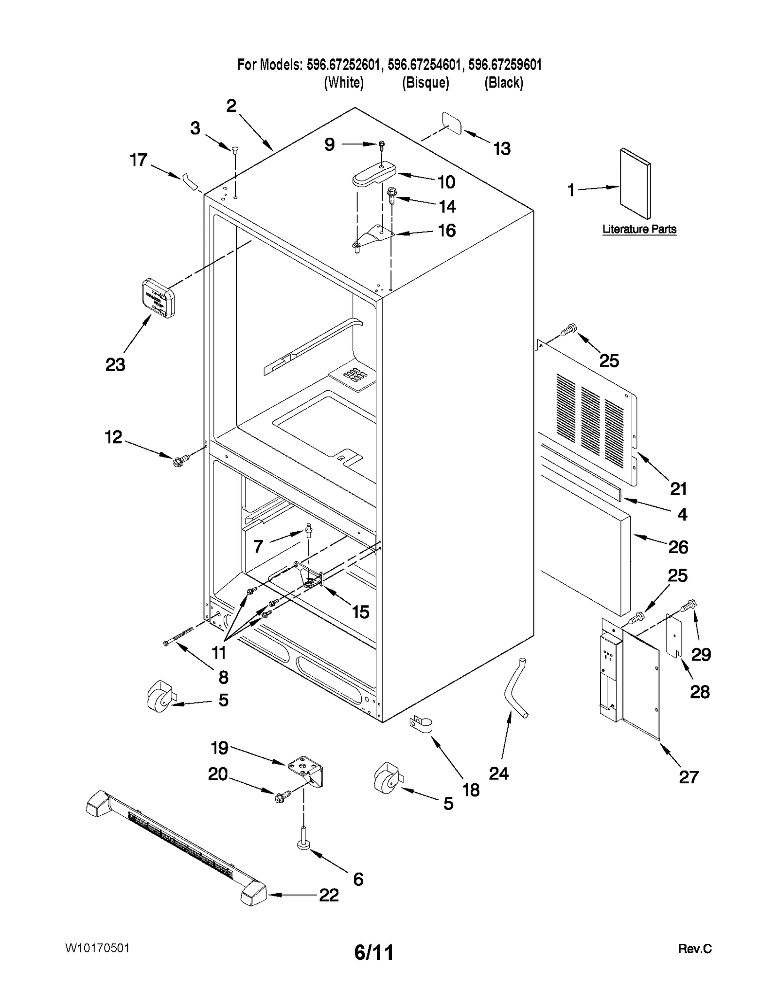 CABINET PARTS