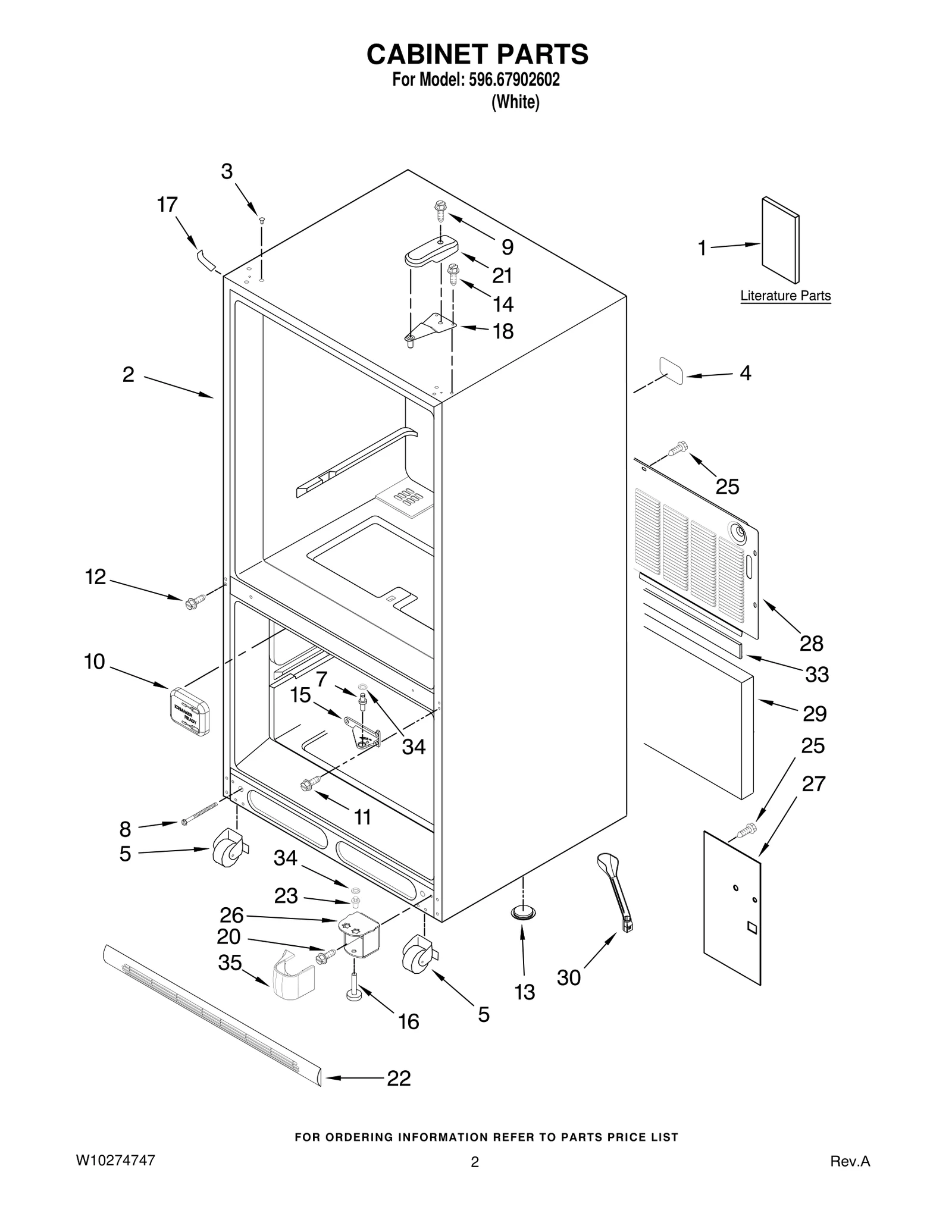 CABINET PARTS