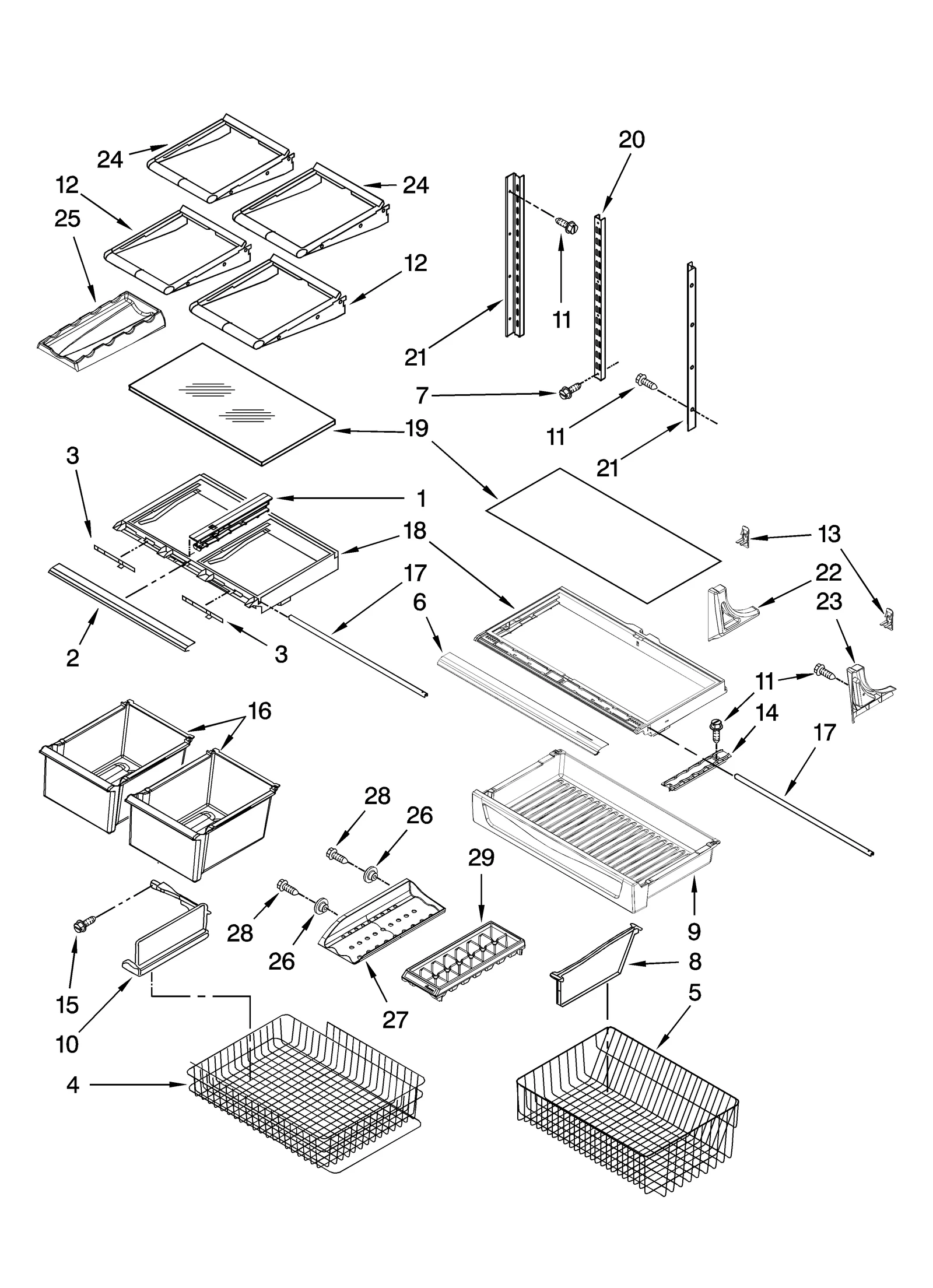 SHELF PARTS