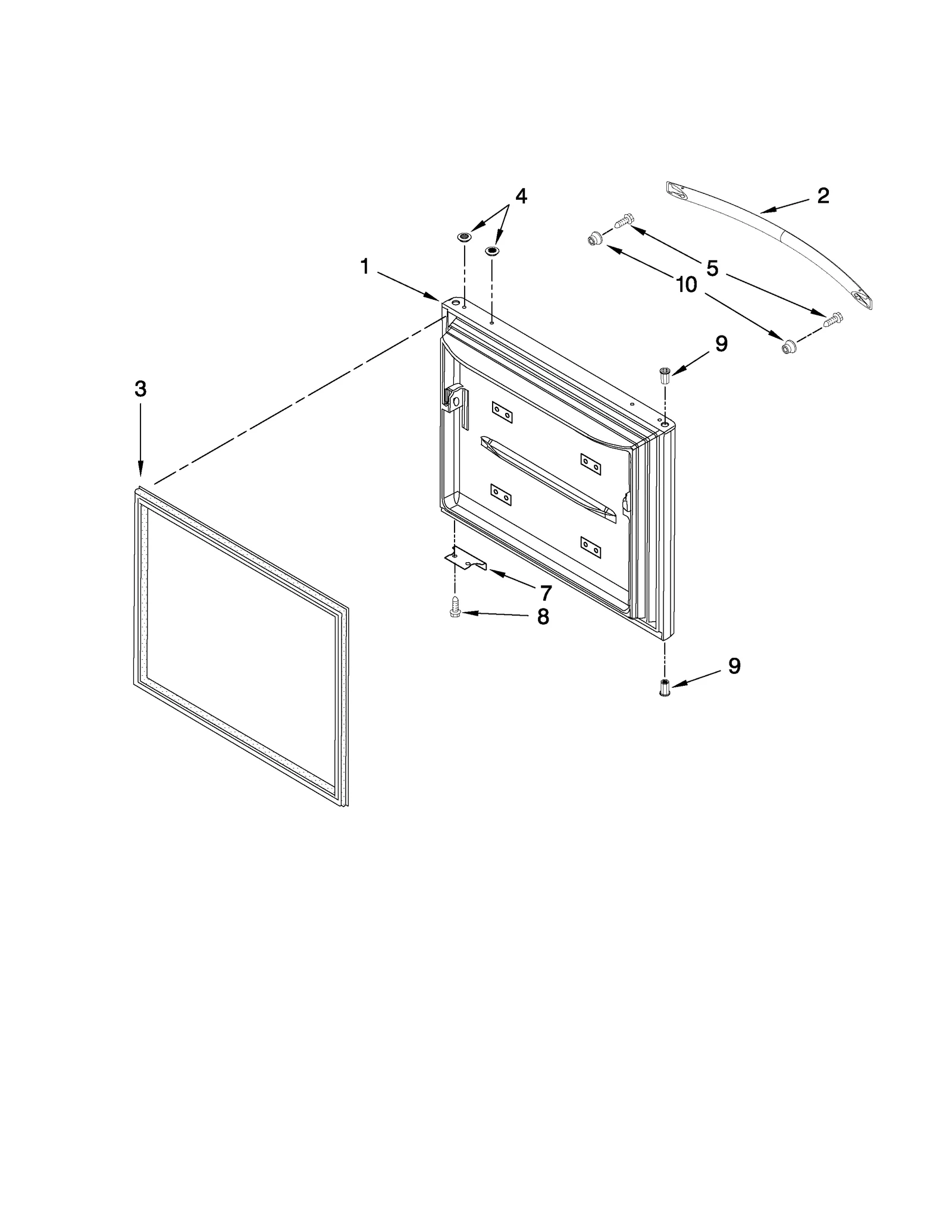 FREEZER DOOR PARTS