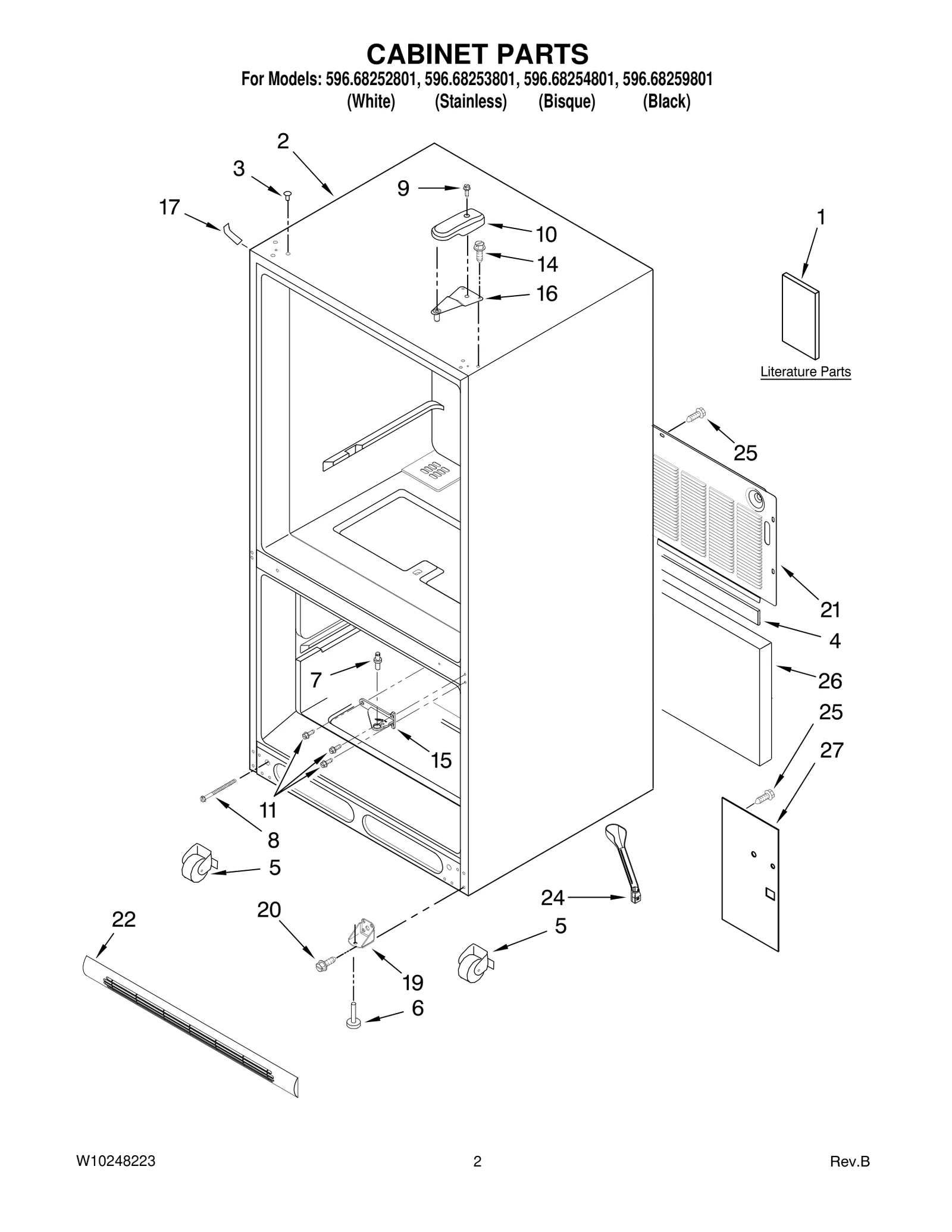CABINET PARTS