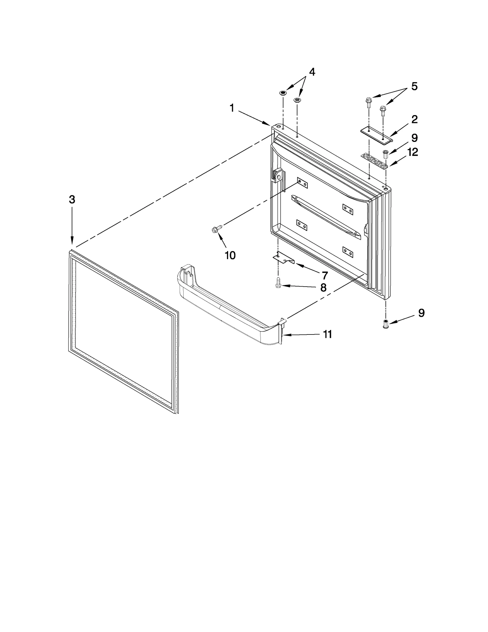 FREEZER DOOR PARTS