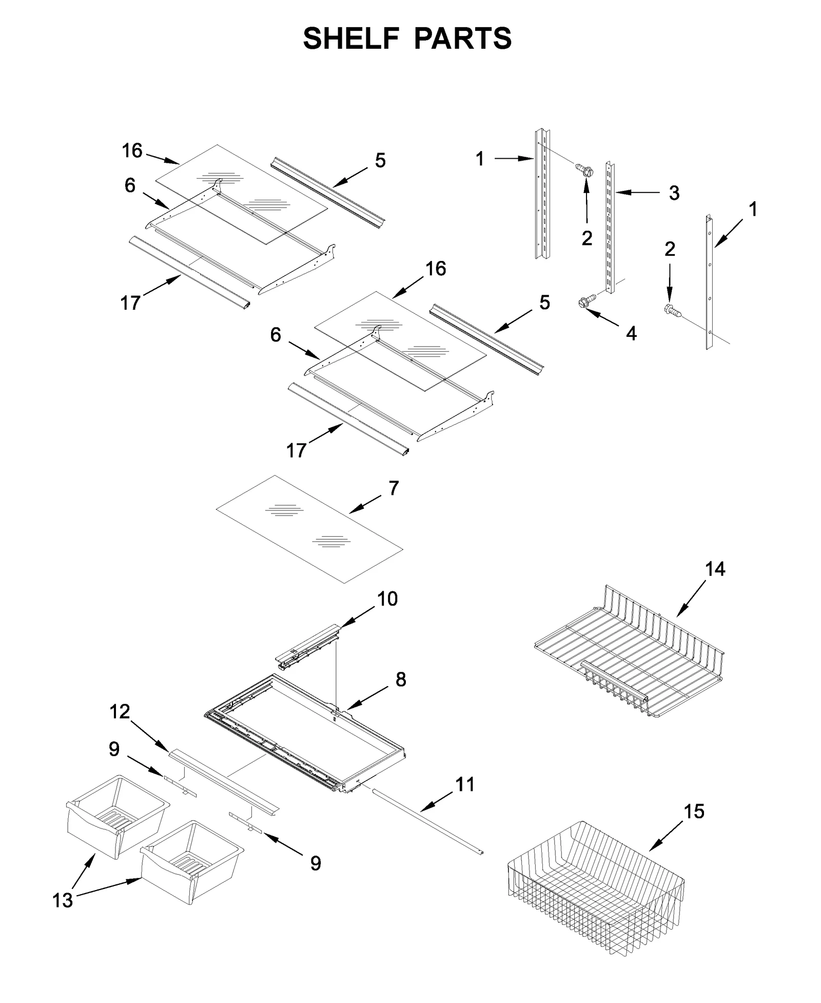 SHELF PARTS