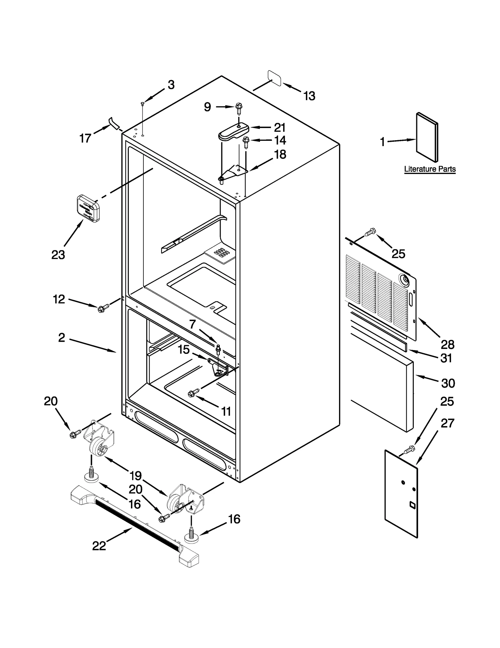 CABINET PARTS