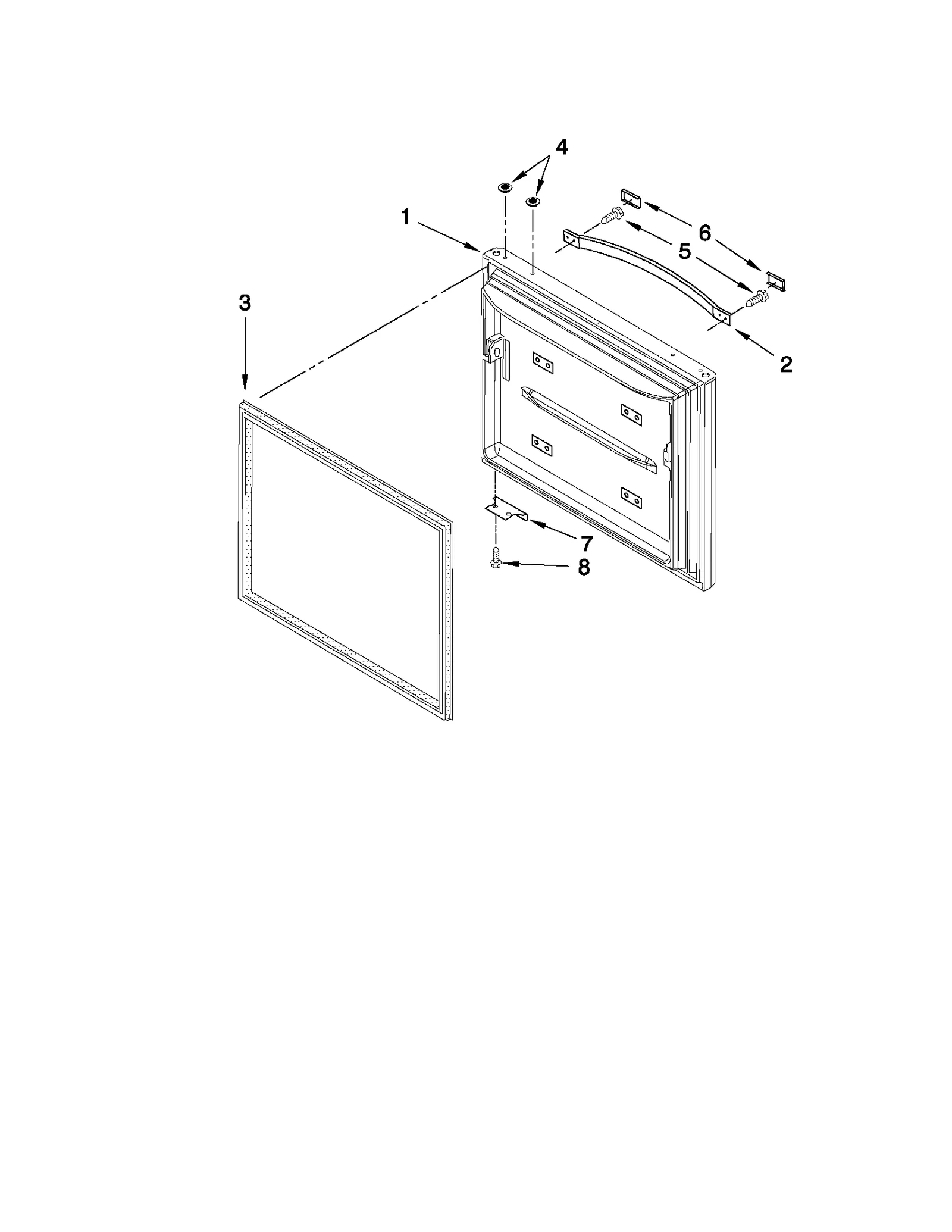 FREEZER DOOR PARTS