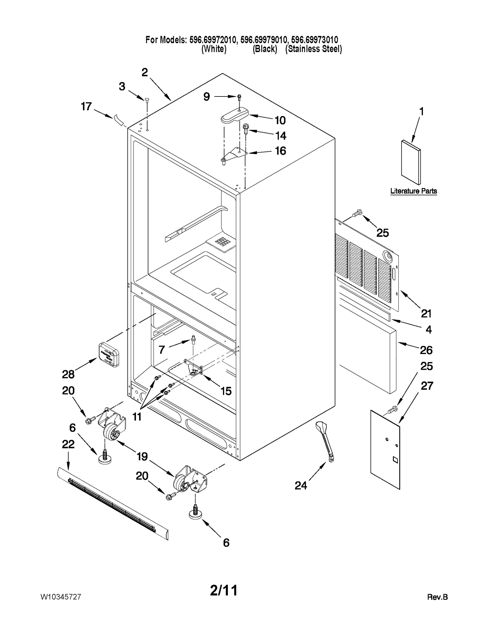 CABINET PARTS