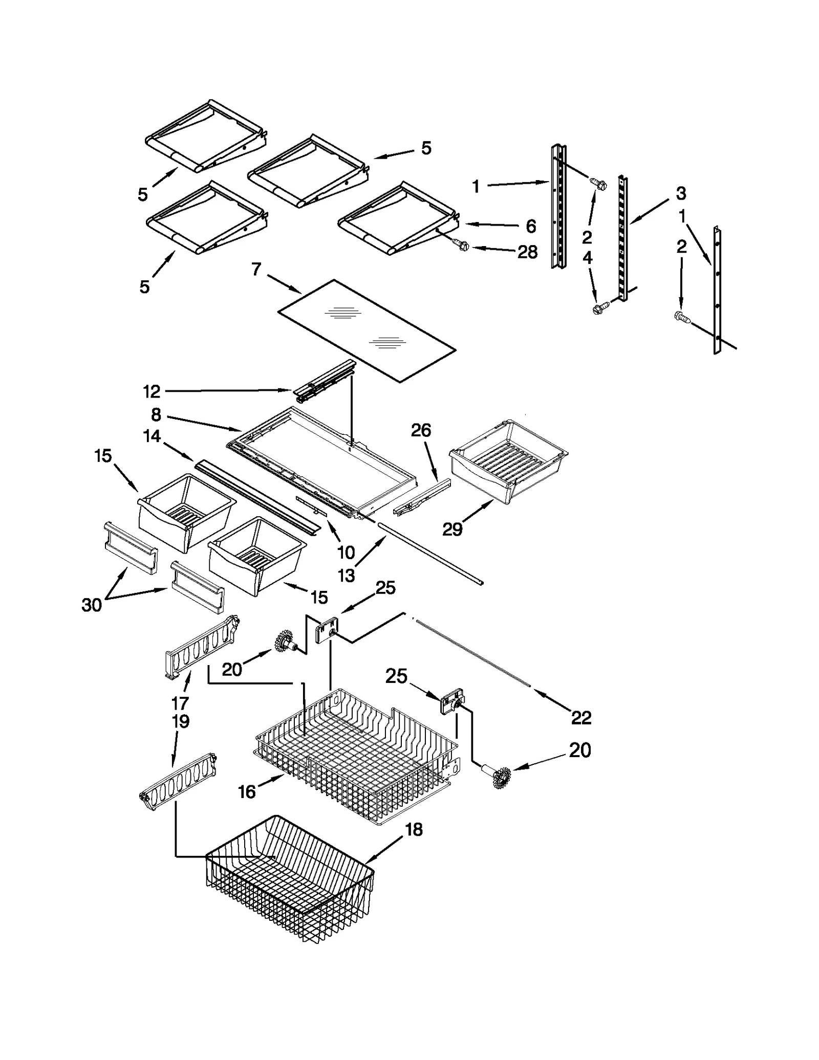 SHELF PARTS
