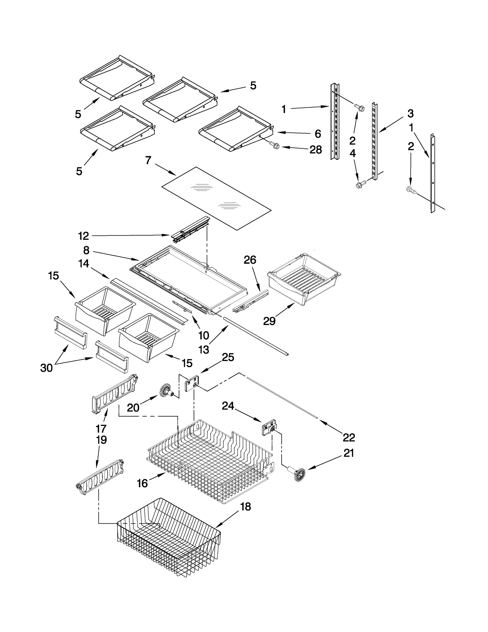 SHELF PARTS