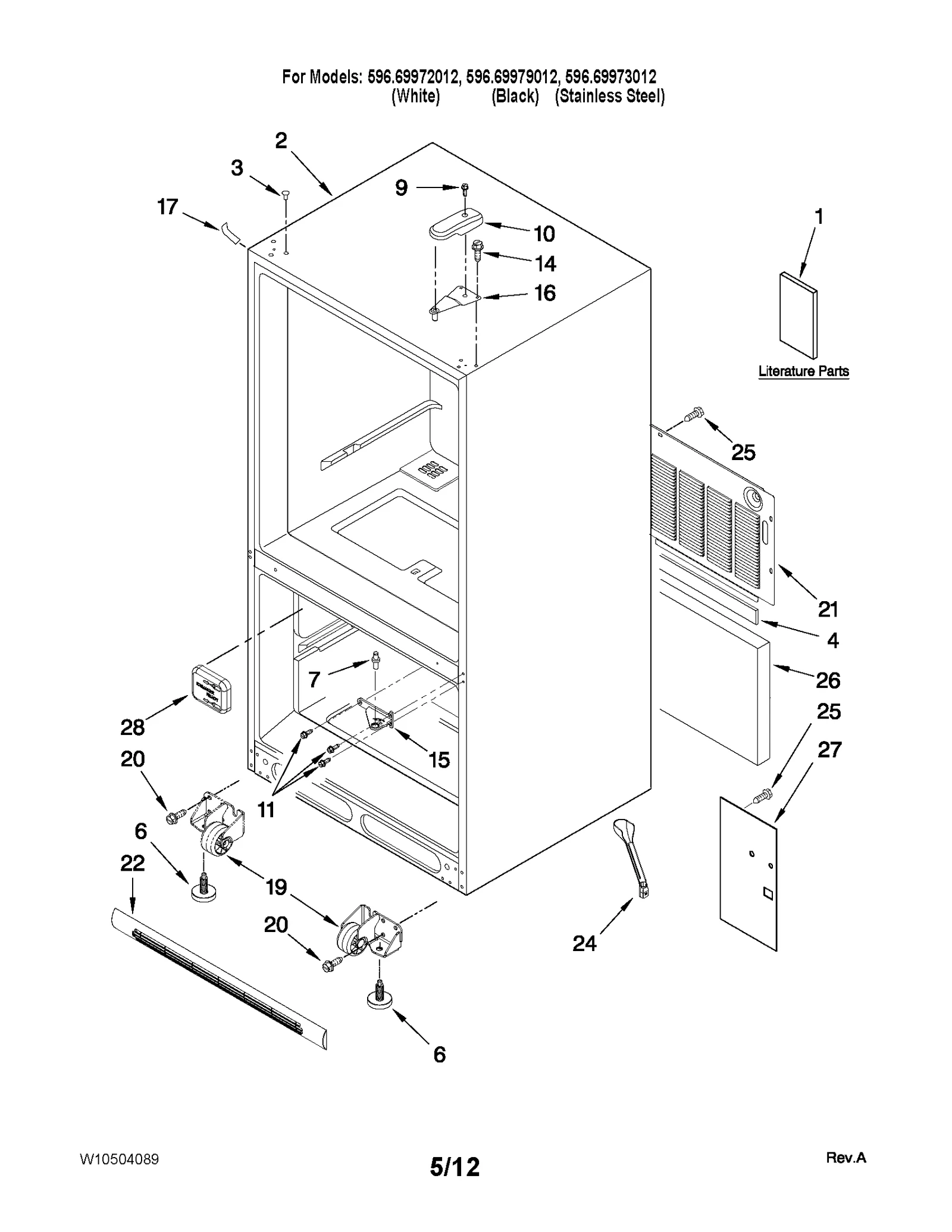 CABINET PARTS