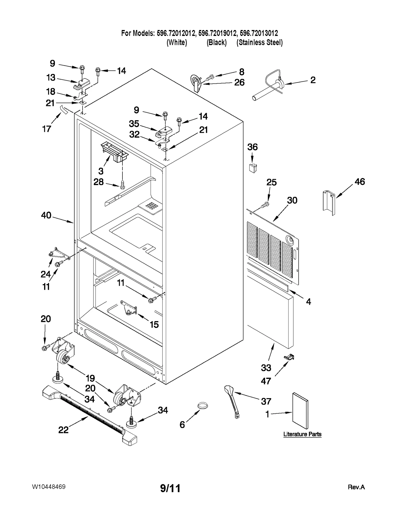 CABINET PARTS