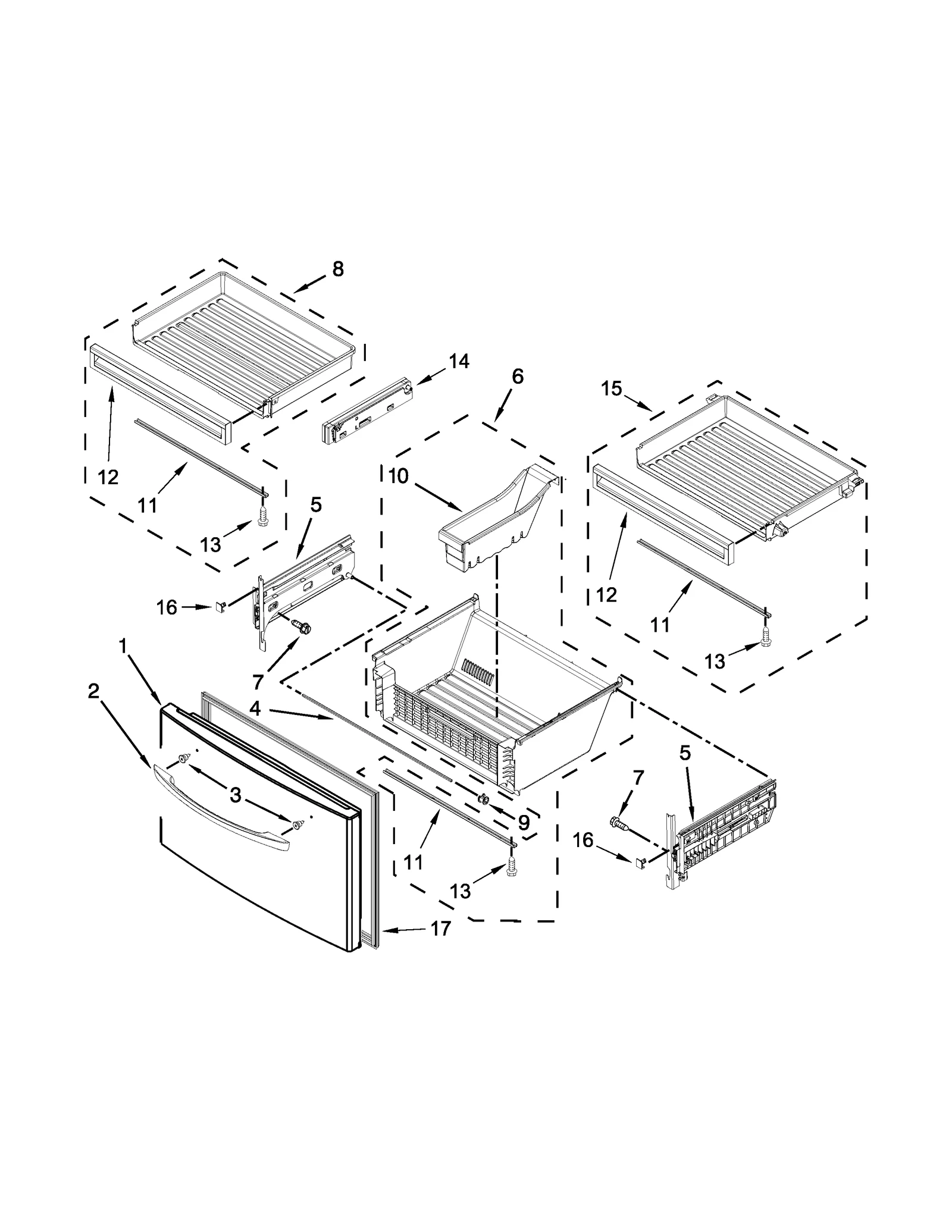 FREEZER DOOR PARTS