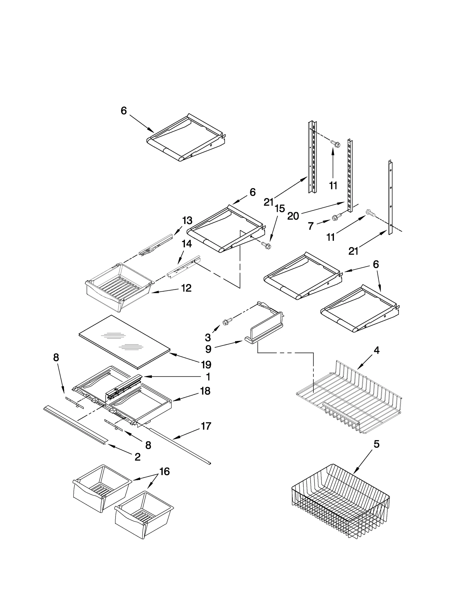 SHELF PARTS