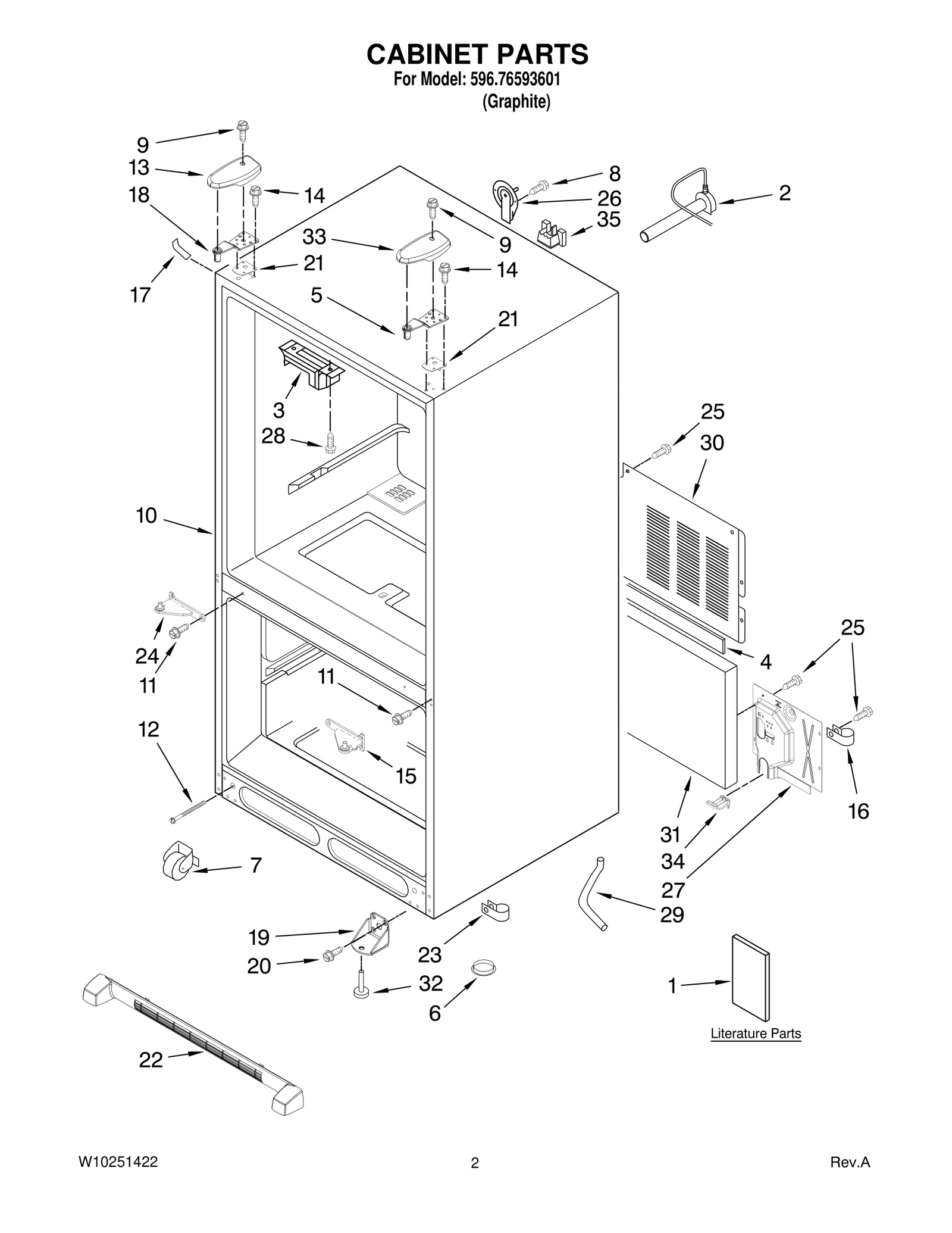 CABINET PARTS