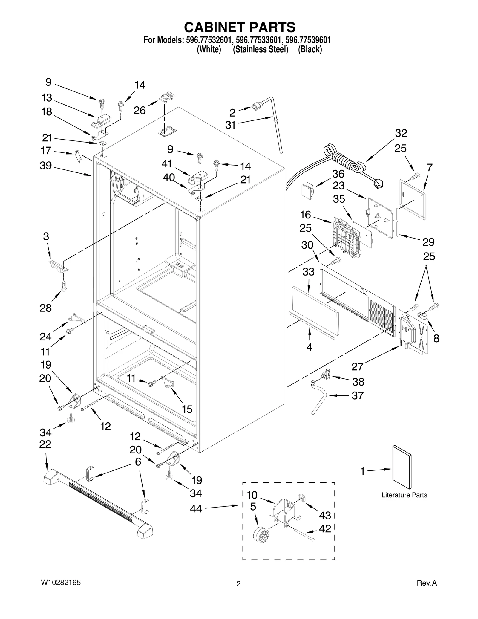 CABINET PARTS